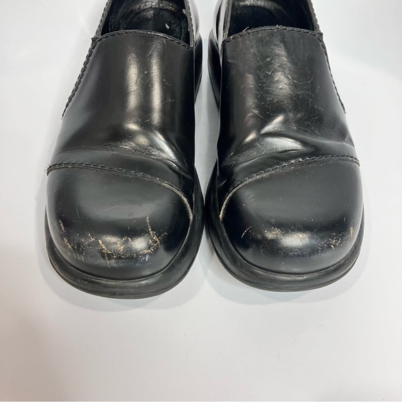 Dansko Y2K black leather clog loafers size 41 - Picture 3 of 10